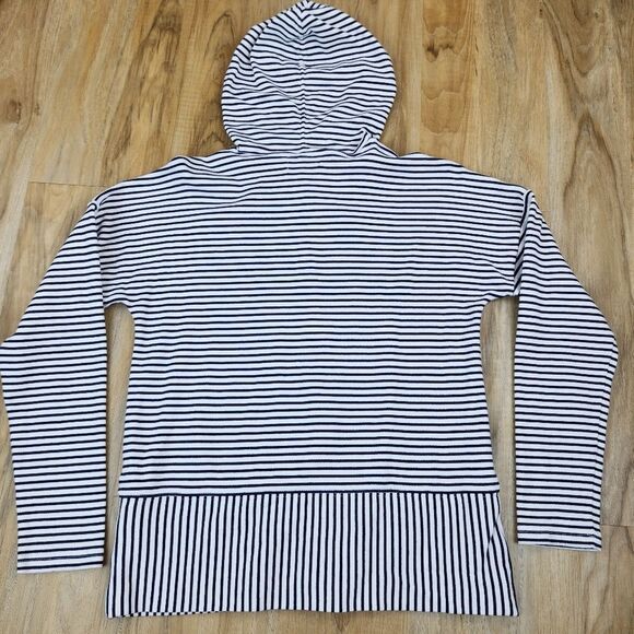 🔺️Vineyard Vines Blue Anguilla Striped Lightweight Zipper Hoodie Jacket XSmall - Picture 4 of 10